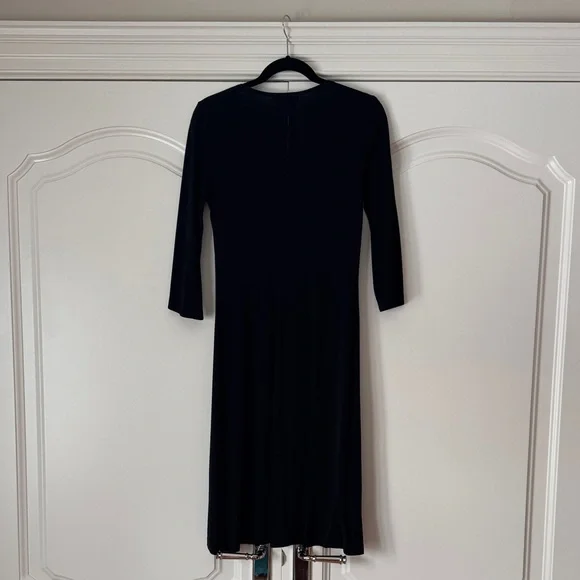 Franco Mirabelli Elegant Black Dress - Picture 5 of 5